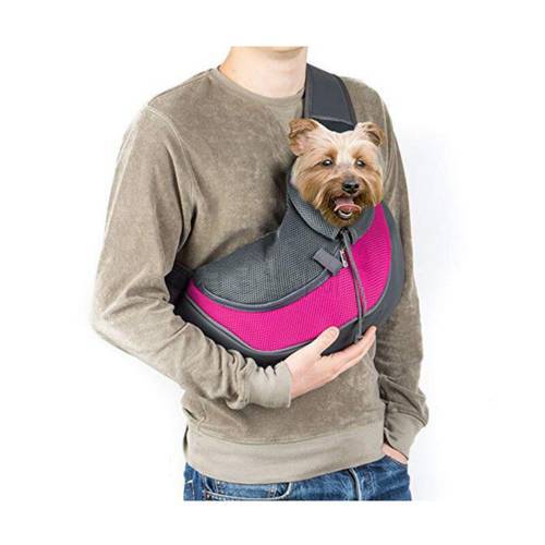 Breathable Dog Cat Pet Outdoor Travel Handbag Pouch Mesh Shoulder Bag Sling Puppy Carrier Chihuahua Accessories Supplier 7 Color