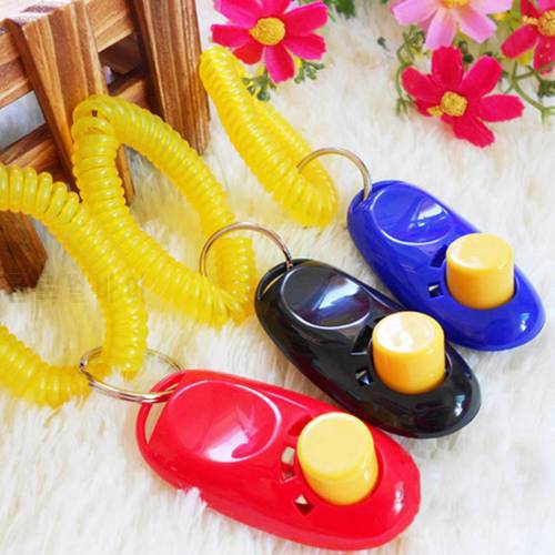 Pet Dog Cat Training Clickers Trainer Pets Dog Cat Pet Clicker Guide Training Portable Clicker Pet Dog Supplies Pet Products