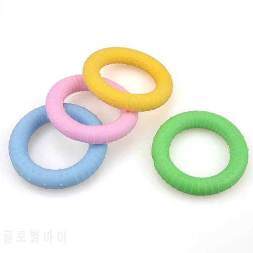 Dog Chewing Ring Rubber Molar Toy Bite-resistant Thorn Circle for Dog Puppy Tooth Cleaning Molar Training Safe Toy Pet Supplies