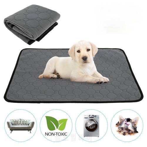 Washable Puppy Training Pad Pet Mat Anti-slip Reusable Dog Pee Pad Blanket for Dog Cat Rabbit Size S/M/L/XL