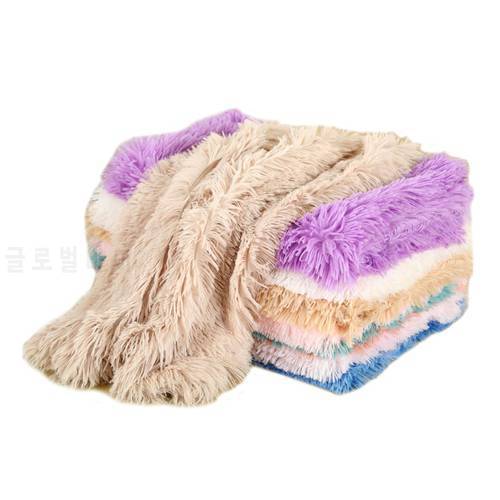 Plush Pet Dog Blanket Sleeping Mat Kennel Quilt Dog Cushion Mattress Soft Warm Pet Blankets For Small Medium Large Dogs Cats