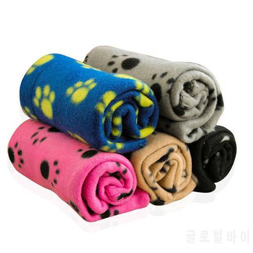 1pc Warm pet dog cat bed blanket winter pet puppy upholstered wool cover paw towel cushion design sofa bed product