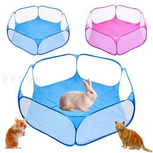 Pet Playpen Portable fashion Open Indoor / Outdoor Small Animal Cage Game Playground Fence for Hamster Chinchillas Guinea- PigsF