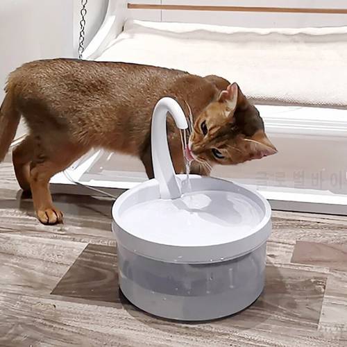 Cat Water Fountain Automatic Drinker for Cats with Faucet Fountain Filter a Water for Cat Dog Waterer Automatic Drinking Bowl