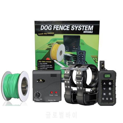 JANPET Electric Dog Fence Wired Pet Fencing Collar Underground Pet Containment System with 1200m Remote Dog Training Collar