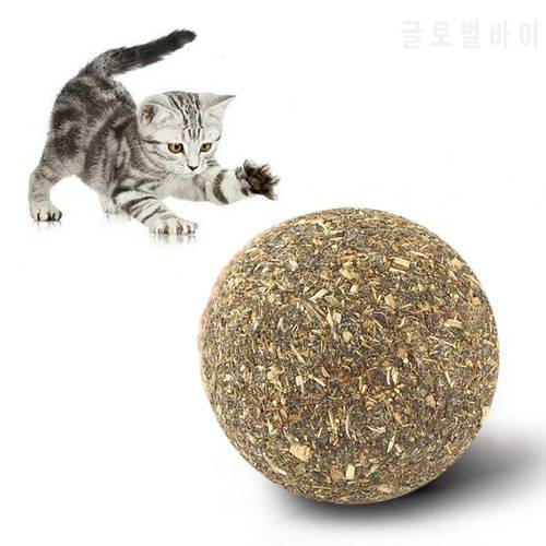 1pc Pet Catnip Toys Edible Catnip Ball Healthy Cat Mint Cats Home Chasing Game Toy Clean Teeth The Stomach Cat Accessories