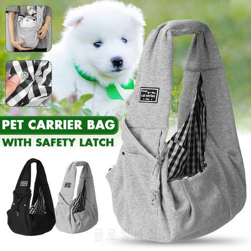 Pet Puppy Carrier Bag Cat Transport Travel Dog Adjustable Belt Shoulder Bag Cotton Comfort Sling Handbag Front Pocket Tote Pouch