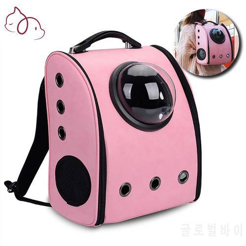 Space Carrier for Cat Backpack Window Breathable Transport Backpack Cat Walkabout Bag Carrier for Dogs Cats Backpack Pet Carrier