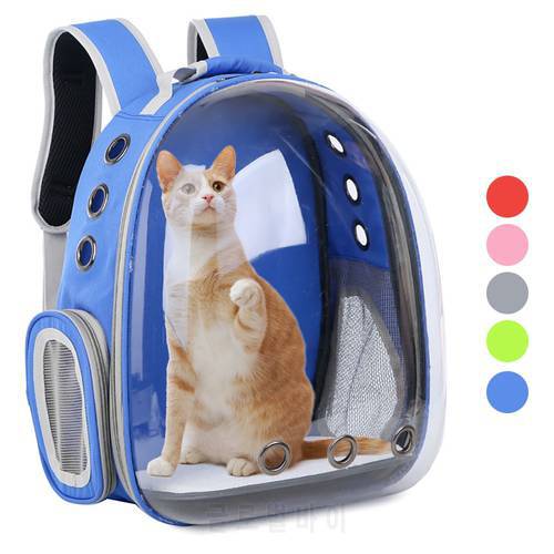 Cat Backpack Carrier For Cat Dog Rabbit Small Pet Backpack Breathable Travel Capsule Dog Cat Carrier Bag Transport Backpacks