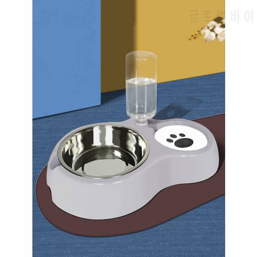 Non-Slip Cat Double Bowls With Raised Stand Pet Food Water Bowls for Cats Dogs Feeders Pet Supplies Products Accessories