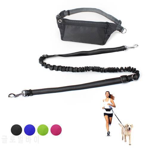 Hands Free Dog Leash For Running Walking Jogging Waterproof Waist Pocket Training Hiking Retractable Dog Leash Pet Accessories