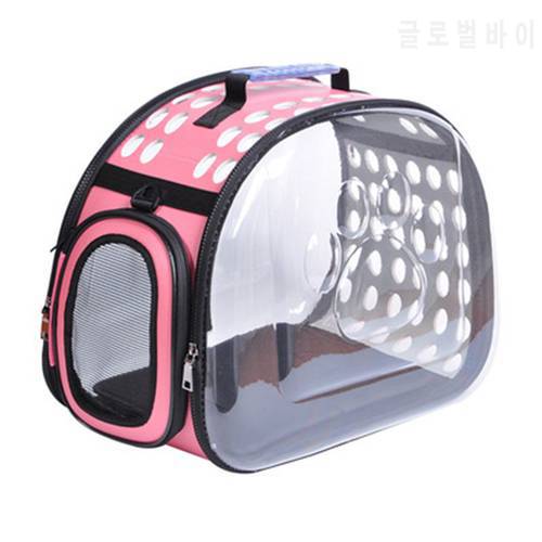 Breathable Cat Carrier Bags Pet Carriers Small Cats Backpack Travel Space Capsule Cage Transparent Cat Carriers Carrying Bags