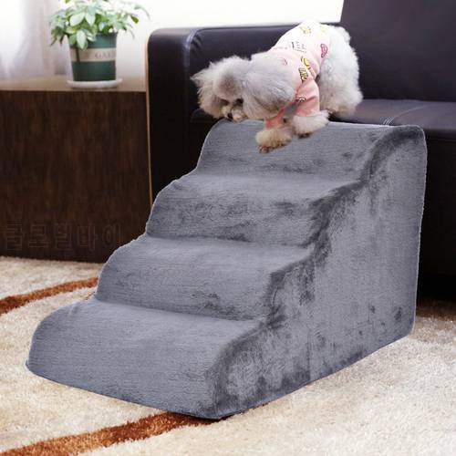 Dog Stairs Pet 4 Steps Stairs for Small Dog Cat Dog House Pet Ramp Ladder Anti-slip Removable Dogs Bed Stairs Casa De Perro