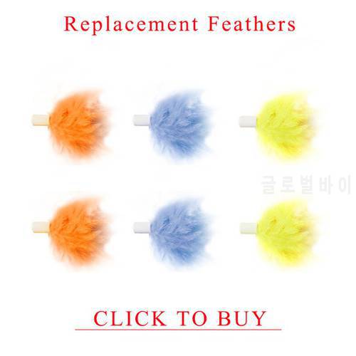 Replacement Feathers for Electric Cat Toy Sqaure Magic Box Smart Teasing Cat Stick Crazy Game Interactive Cats Toys