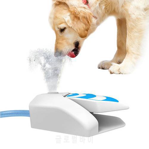 Automatic Dog Water Fountain Step On Toy Outdoor Joy With Pets Security Without Electricity For S/L Dogs High Capacity Drinking