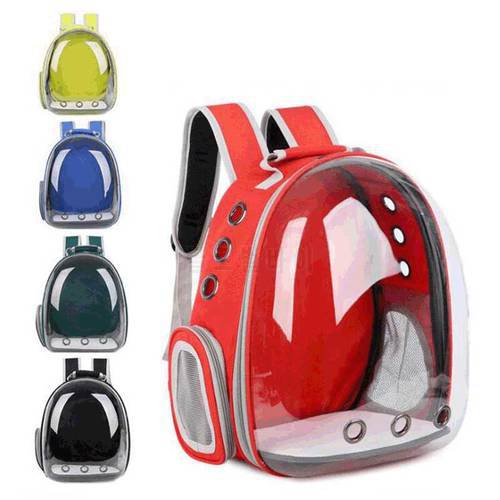 Cat Carrier Bags Breathable Pet Carriers Small Dog Cat Backpack Travel Space Capsule Cage Pet Transport Bag Carrying for Cats