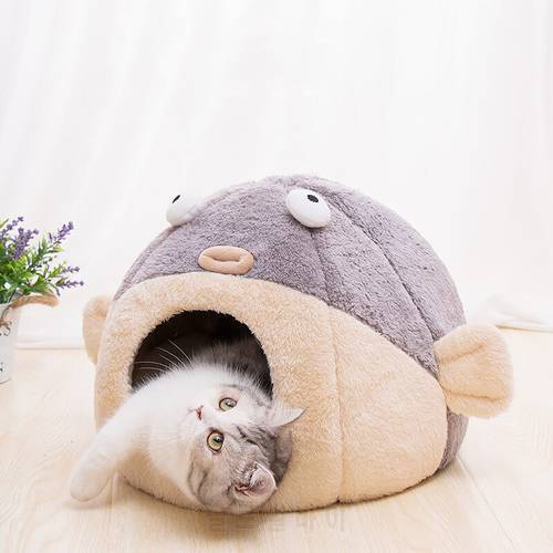 Pet New Cats Pet Products Bed For Animals Accessories Kittens House Cave For Rabbit Bed For Cats Winter Tent Lovely And Soft Mat