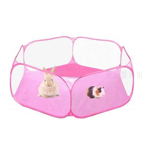 Portable Pet Cat Dog Cage Tent Playpen Folding Fence For Hamster Hedgehog Small Animals Breathable Puppy Cat Rabbit Guinea Pig