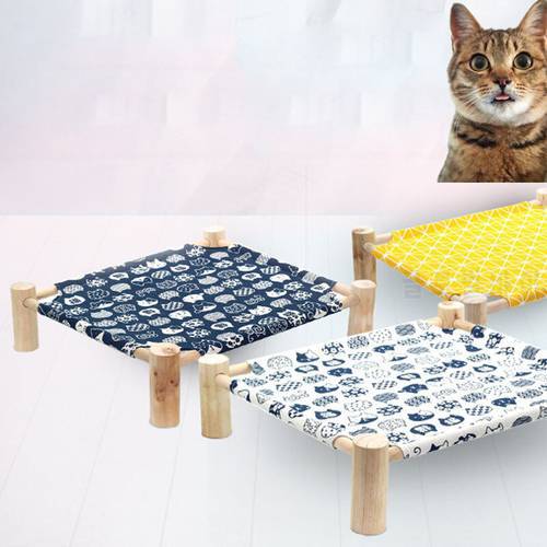 Pet Bed Cat Hammock Medium Removable Four Seasons Kitten Sleeping House Accessories Chihuahua Travel Place For Dogs Pet Products