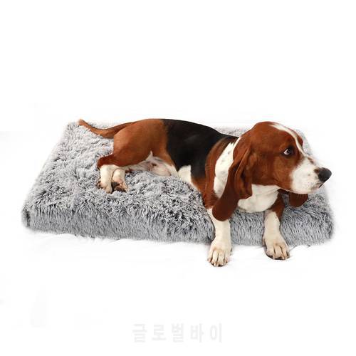 Luxury Plush Dog Sofa Bed With Removable Cover Dog Bed Zipper Washable Cat Mats Soft Warm Sleeping Pet Kennel House Supplier