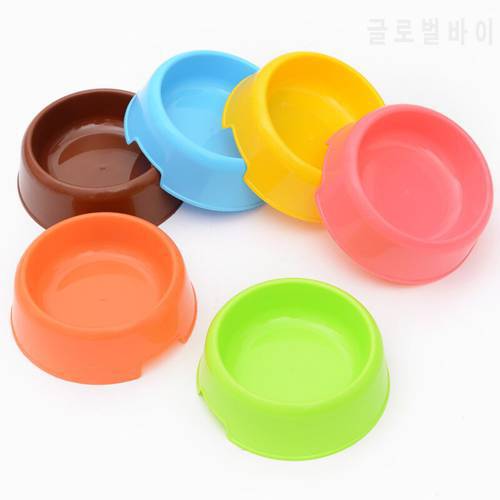 Pet products cat bowl dog tableware single bowl plastic single bowl small bowl cat bowl dog tableware single bowl pet supplies
