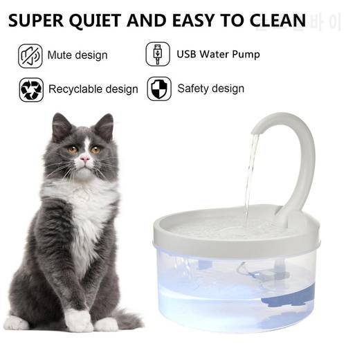 Cat Water Fountain for Cats Automatic Drinker Water Fountain Filter A Water for Cat Filter Source Automatic Drinking Bowl Puppy