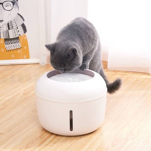 Pet Dog Cat Fountain Drinking Fountain 2.5L Automatic Drinker water Bowl Pet Dog Cats Electric USB Dispenser With 1 Filter Box