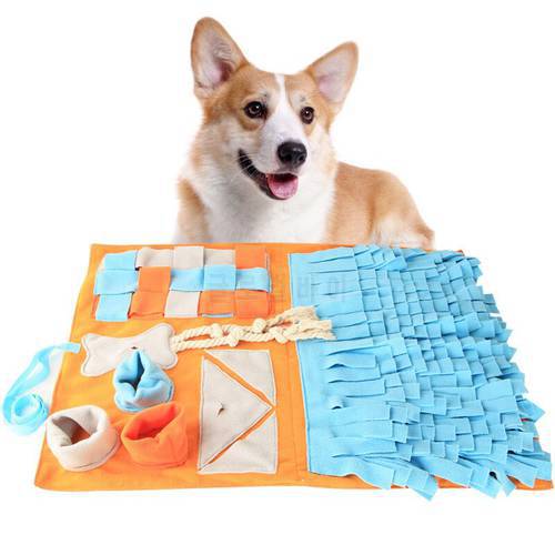 Pet Sniffing Mat Washable Dog Cat Smell Training Pad Consume Energy Puzzle Pet Toys Puppy Dog Release Stress Training Blanket