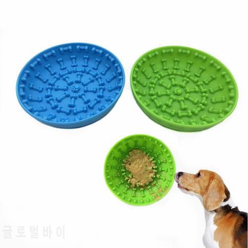 Silicone Slow Food Bowl for Dogs, Anti-choke Bowl for Cats, Healthy Eating for Pets Non-slip slow food bowl that consumes energy