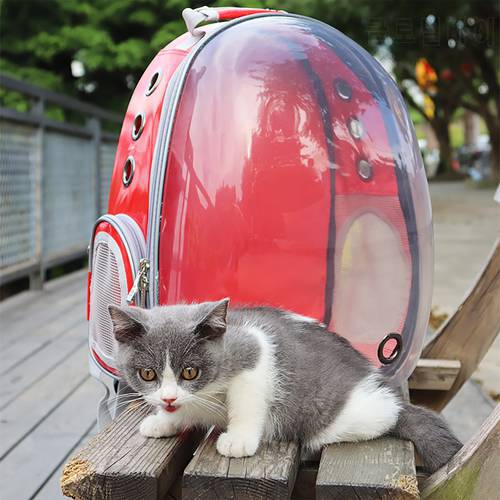 Portable Pet Carrier Bag Bubble Backpack Cat Small Dog Transparent Space Capsule Bubble Backpack for Cats Small Dogs