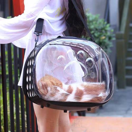 Transparent Pet Bag Portable Cat Carrier Bag Breathable for Small Dog Cat Foldable Washable Comfortable And Spacious Bag
