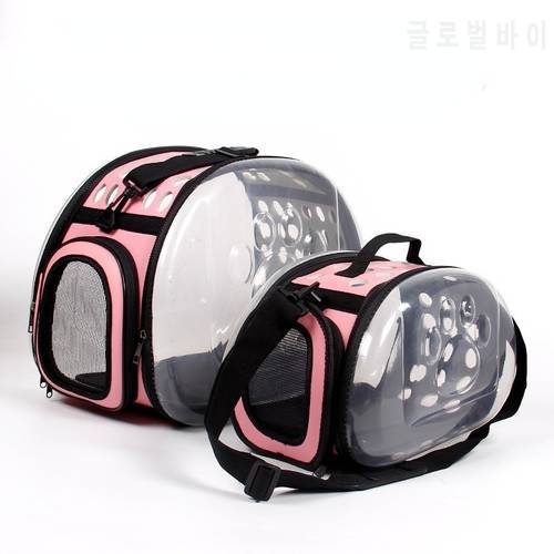 Breathable Cat Carrier Bags durable Transparent Space Cat Baggo carrying bag Travel Space Capsule Cage Portable Bag Pet supplies