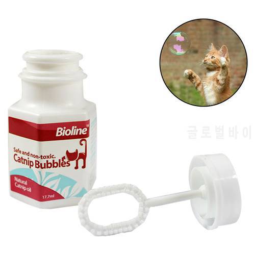 Catnip Bubbles Cat Catnip Essential Oil Spray 17.7 Ml Interactive Toys Harmless Anti-stress Relief Funny Cat Pet Toy