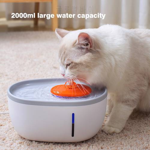 Cat Water Fountain Filter Dog Drinking Bowl Pet Automatic Circulating Water Feeder Dispenser for Cat Dogs Electric Drink Feeding