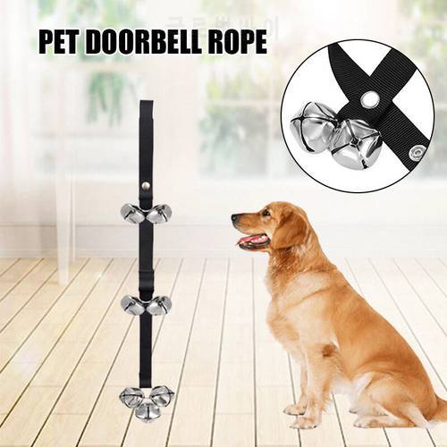 Dog Doorbell for Training Hanging Adjustable Strap with 7 Bells for Door Knob 85cm Long UD88
