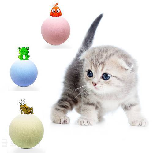 3 Real Animal Sounds Ball Cat Toy New Gravity Ball Smart Touch Sounding Toys Interactive Pet Toys Squeaky Toys Ball Pet Supplies