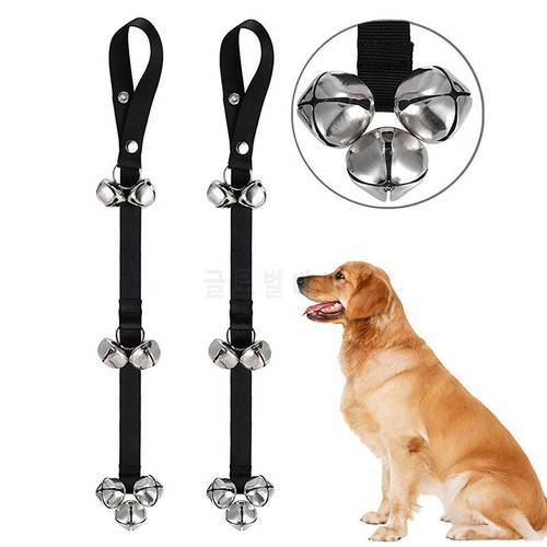 Dog Bells for Potty Training Pet Puppy Doorbell for Housetraining Your Doggy or Housebreaking Your Puppy 2.5*85cm Adjustable