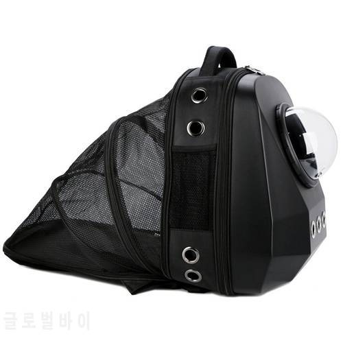 Expandable Cat Backpack Space Capsule Pet Carrying Hiking Traveling Carrier Backpack
