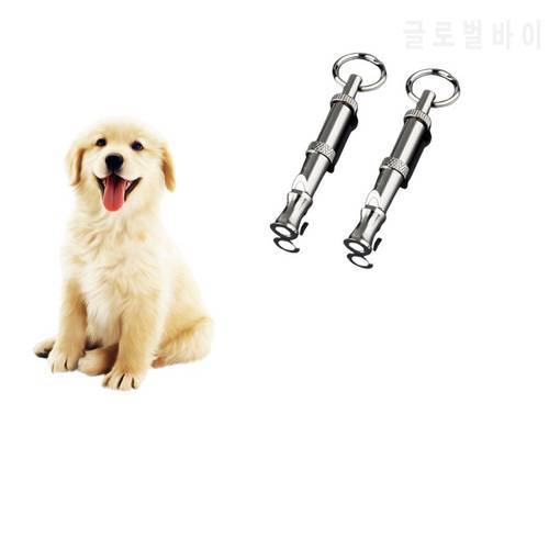 Pet Dog Training Obedience Whistle Supersonic Sound Repeller Pitch Stop Barking Quiet Whistles Dog Trainings Supply Dog Whistle