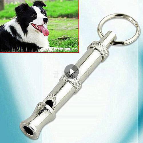 1pc Pet Dog Whistle Anti Bark Dogs Trainings Flute Pets Discipline Control Tool Deterrent Whistle Adjustable Obedience Whistle