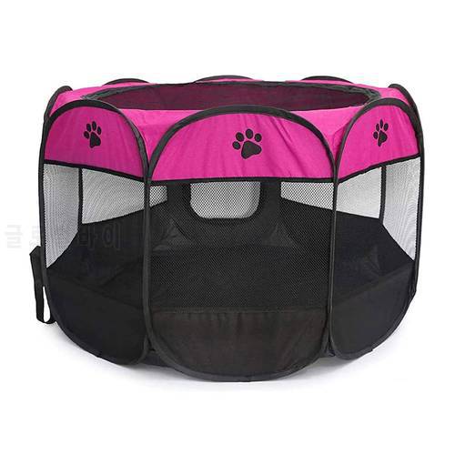CenKinfo Pop Up Cat Tent Pet Playpen Carrier Dog Cat Puppies Portable Foldable Durable Kennel House Playground for Puppy