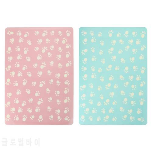 Matdog Catpet Bowl Water Feeding Mats Traybowls Pad Placemat Dish Litterfloors Non Floor Puppy Silicone Place Kitchendishes