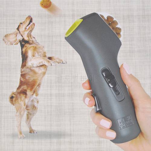 Pet Treat Handheld Thrower Launcher Training Dog Food Catapult Snacks Thrower