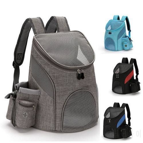 Pet Carrier Bag Cat Backpack Portable Collapsible Breathable for Medium Cat Dog Backpacks Outdoor Front Bag Mesh Backpack