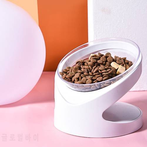L38A 18° Slanted Bowl for Small Dogs and Cats Tilted Angle Feeding Bowl Pet Feeder Non-Skid & Non-Spill Easier to Reach Food