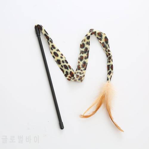 Interactive Cat Feather Toy Feather Teaser Stick Wand Pet Replacement Catcher Product For Kitten Funny Cat Toys Dropshipping
