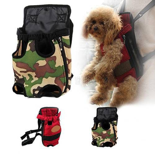 Dog Cat Puppy Head Legs Out Carrier Canvas Backpack Outdoor Travel Bag