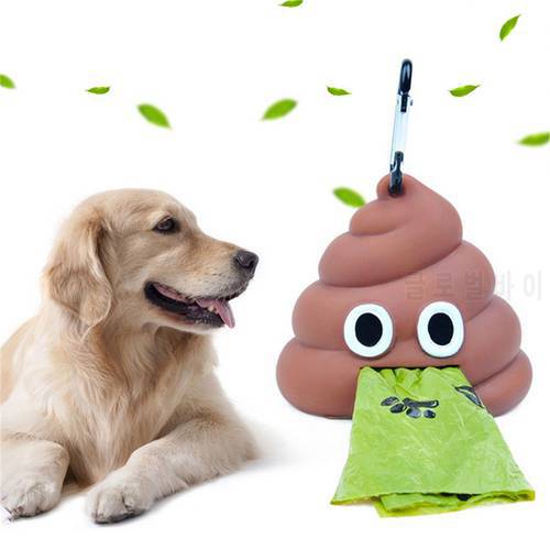 1PC Poop Pouch Garbage Bags Pet Supplies Pet Waste Bag Dispenser Poop Bag Dog Dispenser Cat Trash Carrier