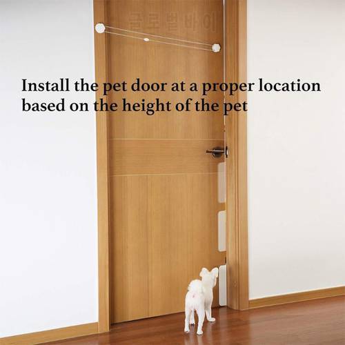 Pet Cats Dogs Door Opener Dogs Enter Security Easily Cat Hole Dog Door Hole Pet Gate Kit Without Drilling Easy Installation