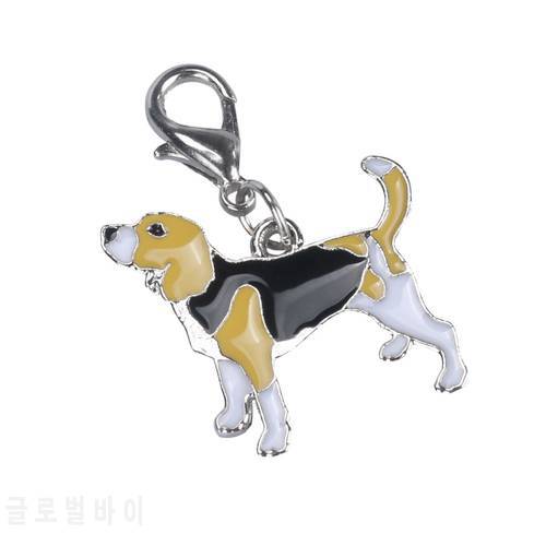 Keychain Metal Pet Dog Supply Beagle Dog Tags Pet ID Collar Necklace Pendant Grooming Enamel Accessories Animal Pet Products